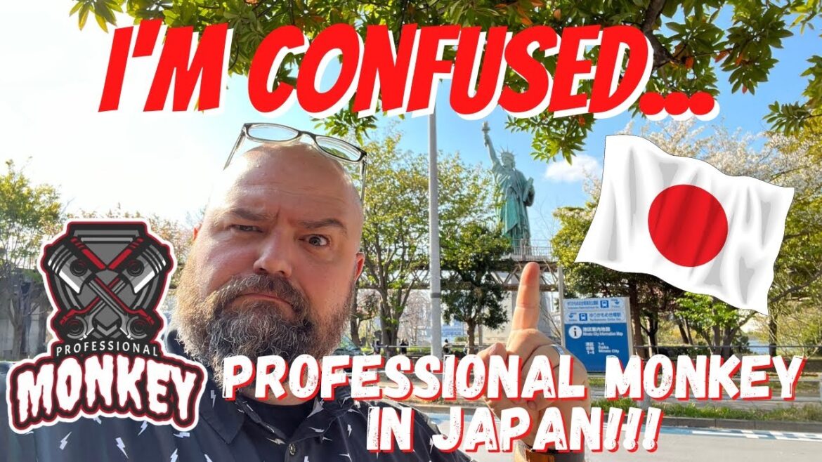 Professional Monkey in Tokyo, Japan Part 1 - Harley Davidson dealer visit!