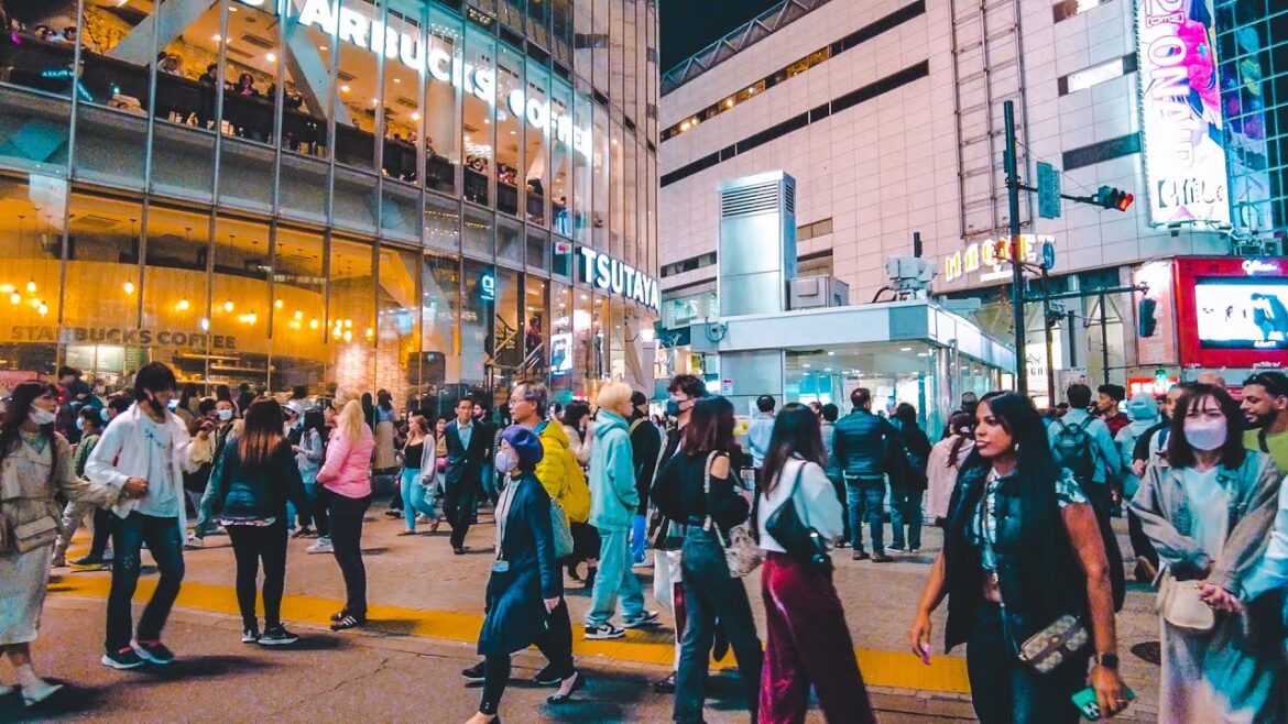 渋谷の夜散歩 4K 2023年4月①（Night Walk in Shibuya, Tokyo - Apr 2023 part 1）