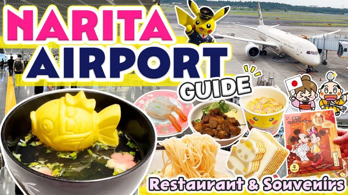 Japan Narita Airport Food / Restaurant & Souvenirs / Japan Travel Vlog
