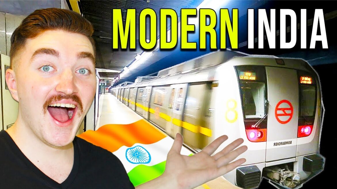 FIRST TIME Trying Indian Metro (Only $0.3!) in Delhi 🇮🇳 FIRST TIME Trying Indian Metro (Only $0.3!) in Delhi 🇮🇳