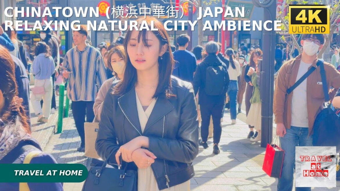 4k hdr japan travel | Walk in  Yokohama Chinatown (横浜中華街）Japan |  Relaxing Natural City ambience