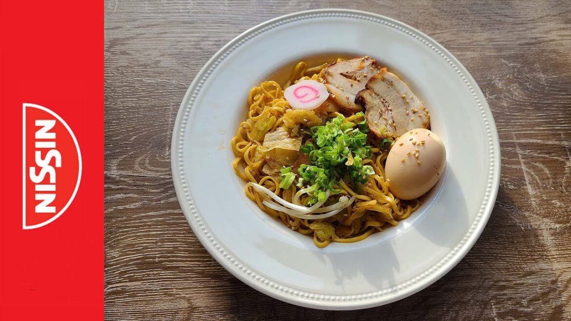 Nissin Kanzen Meal Abura Soba – Japan — Instant Noodle Recipe Time - EP 1690