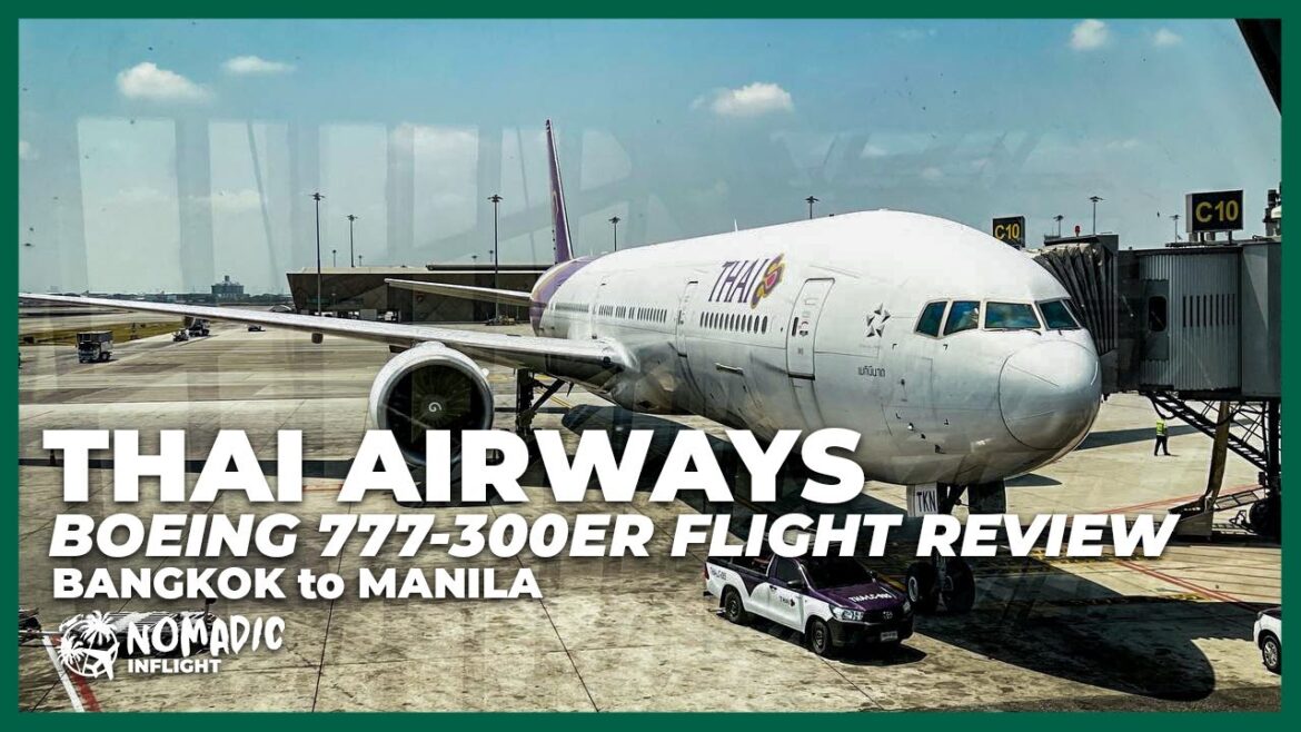 TRIP REPORT: Thai Airways Boeing 777-300ER in Economy | Bangkok to Manila TRIP REPORT: Thai Airways Boeing 777-300ER in Economy | Bangkok to Manila