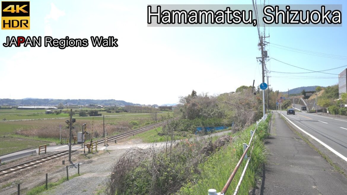 From Kanasashi Sta to Okaji Sta | Kita Ward, Hamamatsu,Shizuoka | 静岡県浜松市北区