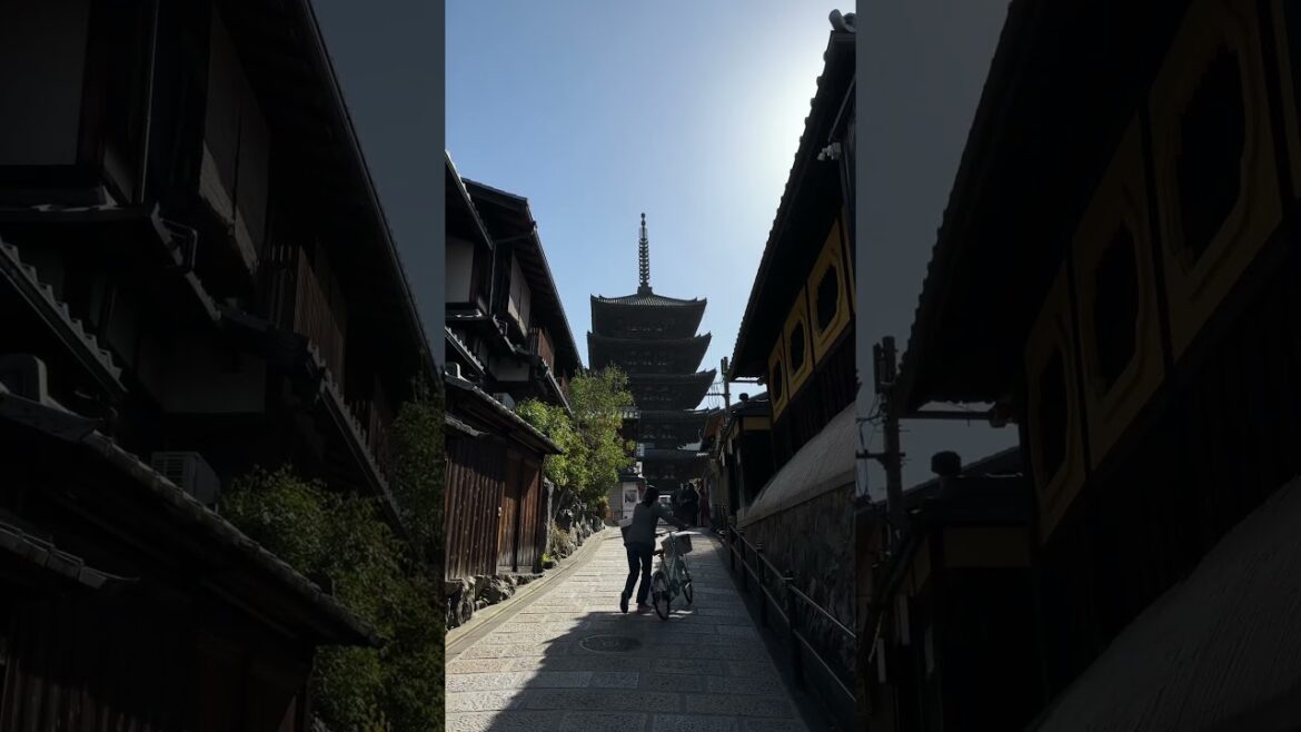Yasaka Pagoda in Kyoto,Japan. #travel #japan #explore #trendingshorts #thingstodo #temple