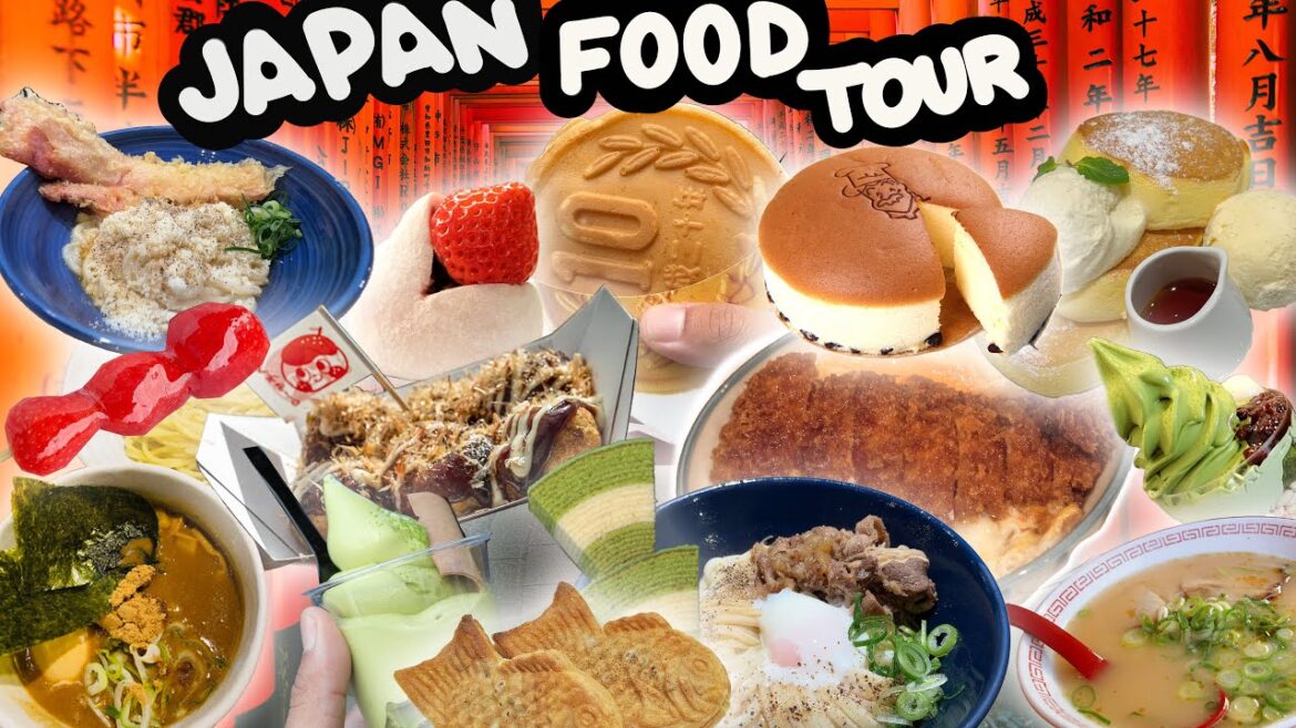 Japan Food Tour Guide | Everything I Ate | 1 month in Osaka Kyoto & Tokyo Vlog 2023