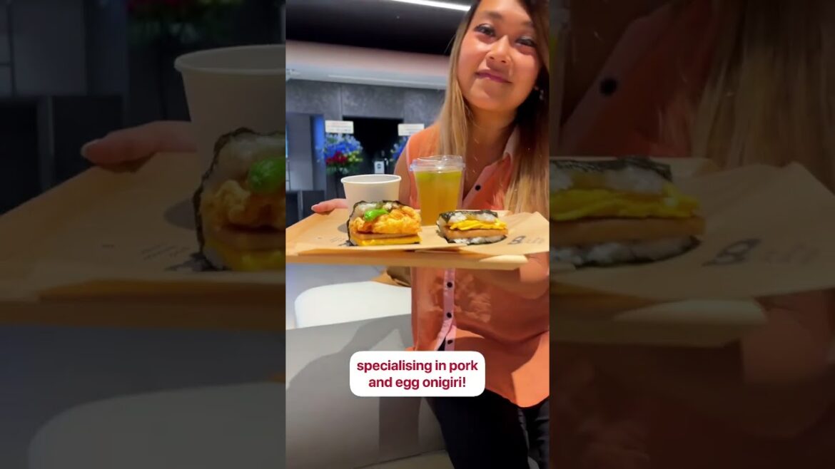 🍙Try this pork and egg onigiri at Po-Tama in Tokyo!