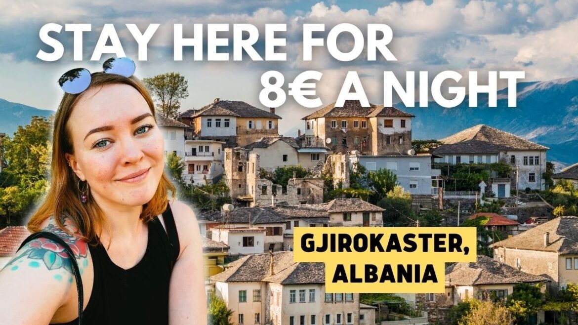 Is this Albania's MOST BEAUTIFUL city?! 3 days in Gjirokaster, Albania (solo backpacking in Europe)