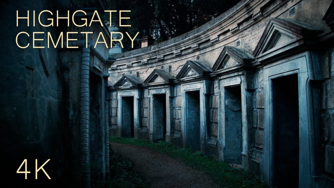 Alone in a haunted gothic cemetary | Highgate Cemetary, London, England | 4K ASMR Alone in a haunted gothic cemetary | Highgate Cemetary, London, England | 4K ASMR