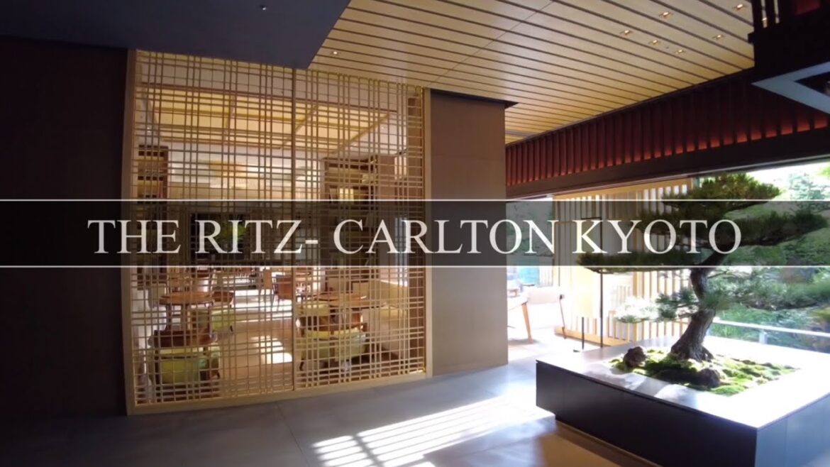I celebrated my wife's birthday at the Ritz Carlton Kyoto.  /  Japan