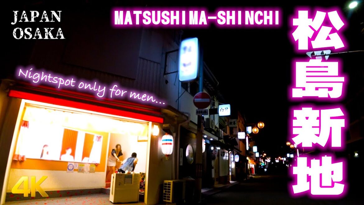 【大阪/松島新地】 JAPAN OSAKA 「MATSUSHIMA SHINCHI」 red light area  -just walking- 4K
