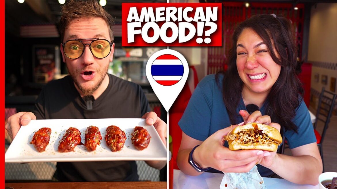 Trying AMERICAN FOOD in Thailand!! - Is it Any Good?
