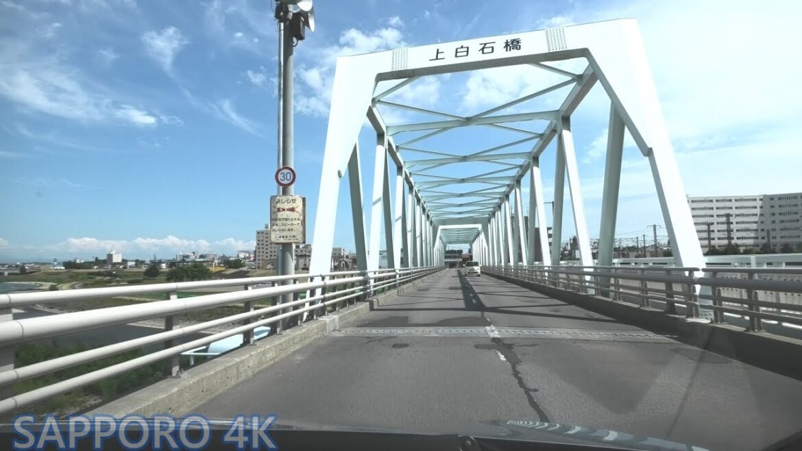 Japan Drive Hokkaido 4K Sapporo down town Chuo ward → Atsubetsu ward（Shin Sapporo） [ #札幌市 中央区～新さっぽろ]