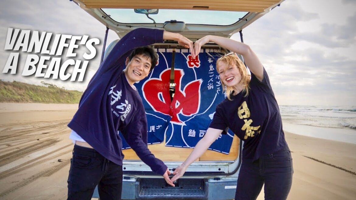 My Unconventional Japanese Life | 🚐🇯🇵 Driving Our Van Conversion on the Beach in Japan My Unconventional Japanese Life | 🚐🇯🇵 Driving Our Van Conversion on the Beach in Japan