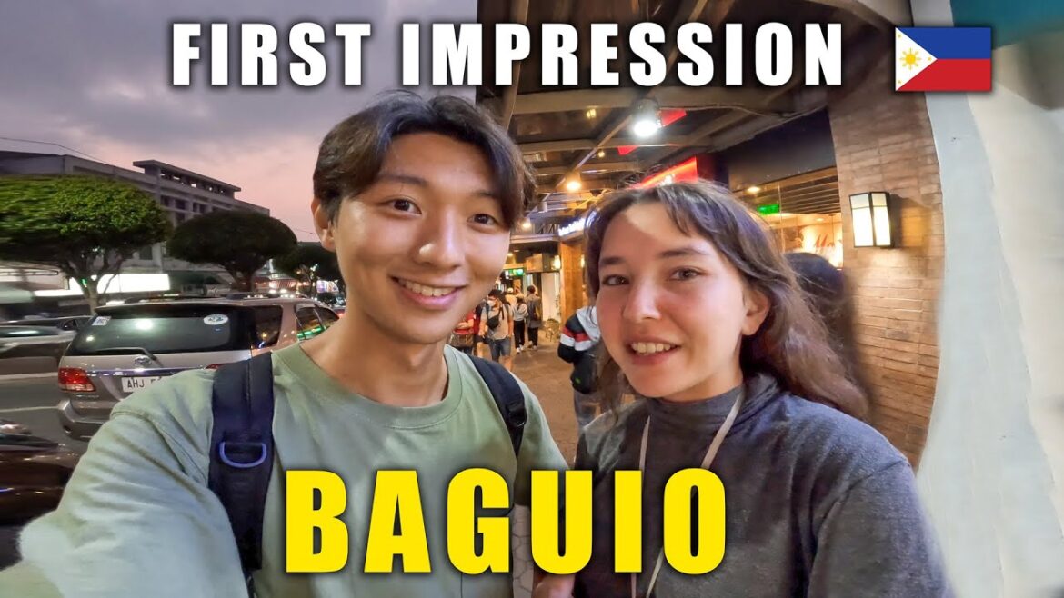 Foreigners' First Impression of Baguio Philippines 🇵🇭 Trying Filipino Pinikpikan