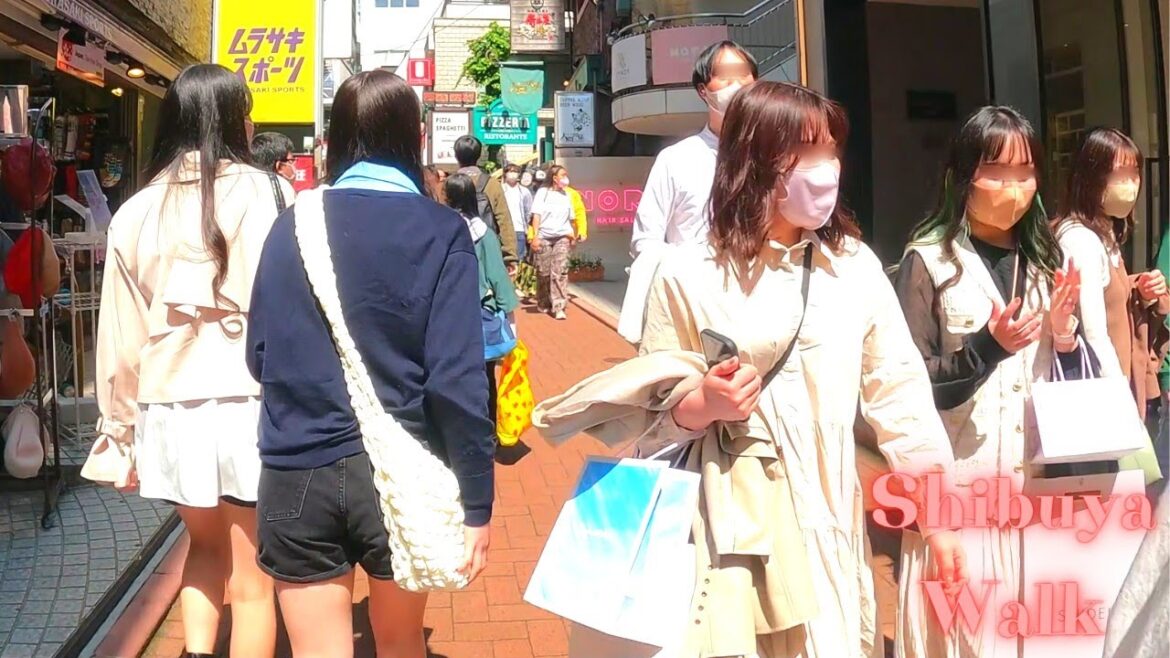 Shibuya to Omotesando Tokyo walking tour. 12【4K】4.2023