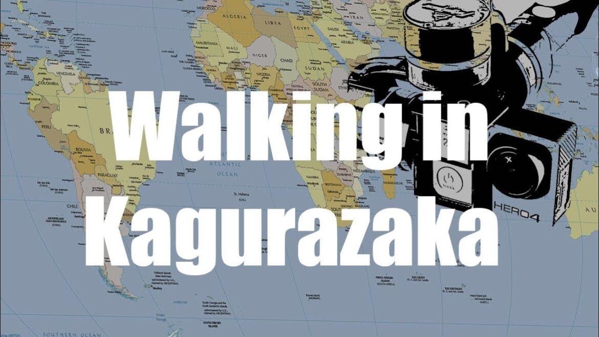 Kagurazaka Walking tour, Tokyo, Japan | GoPro | Virtual Trip