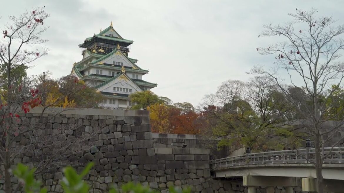 Japan Travel | Osaka Castle | Osaka | Relaxing Music | Scenic