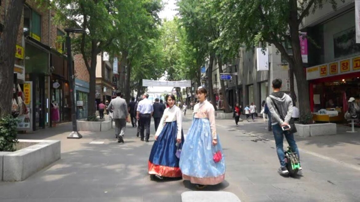 [Walk tour] Street scene Insa-dong Seoul  南韓 首爾 仁寺洞 街景