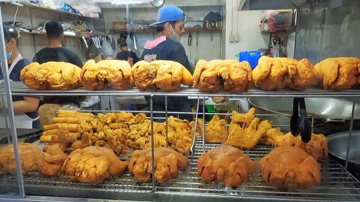 Filipino Street Food | JUMBO FRIED CHICKEN , Juicy and Best Fried Chicken  | Pasig City