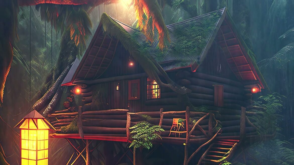 rain forest nature sounds🌧️ for sleep💤 or studying