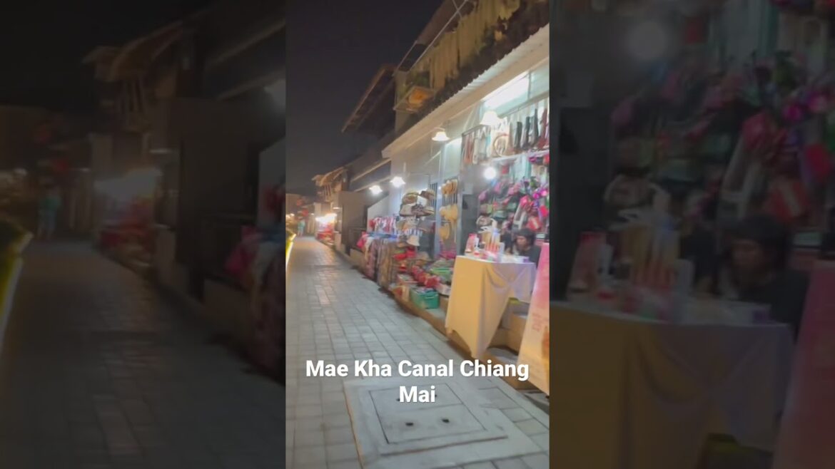 Mae Kha Canal Chiang Mai Thailand - Tourist Stop | Chiang Mai Vlog |