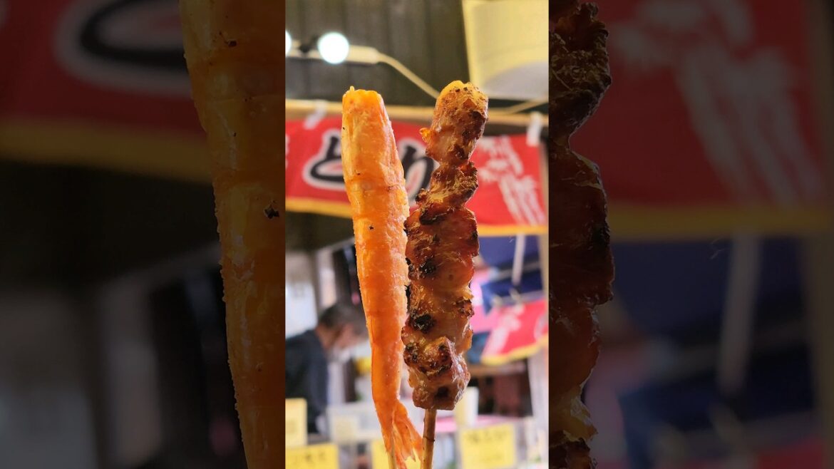 Yufuin Street Food Yakidori, Japan 🇯🇵