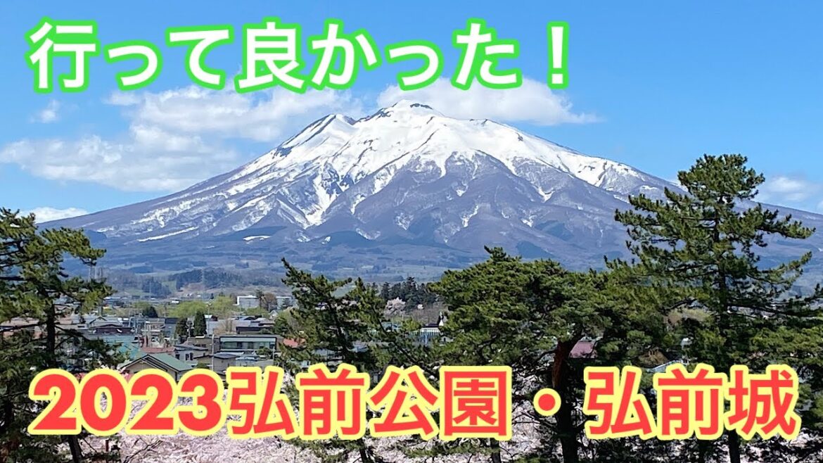 青森旅行⑬ 弘前公園・弘前城の桜 2023!! Hirosaki, Aomori, travel 青森旅行⑬ 弘前公園・弘前城の桜 2023!! Hirosaki, Aomori, travel
