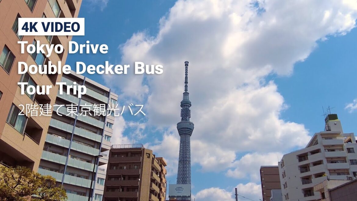 [4K] Tokyo Travel Bus Tour: Drive across Tokyo's Iconic Landmarks in 3 Hours #4k [4K]