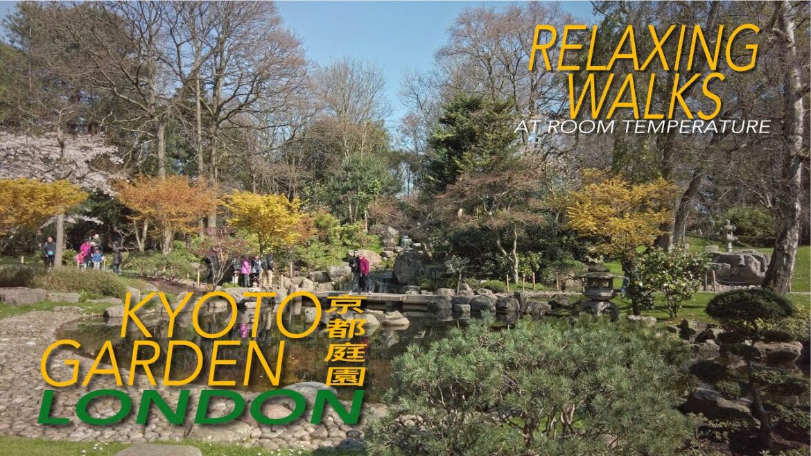 🇬🇧  The Kyoto Garden - Very Relaxing Walking Tour - Holland Park, London