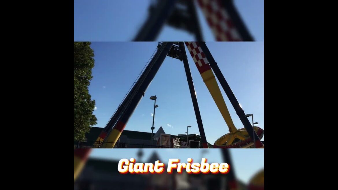 Giant Frisbee #shortvideo #shorts #short #video #amusementpark #travel #japan #vacation