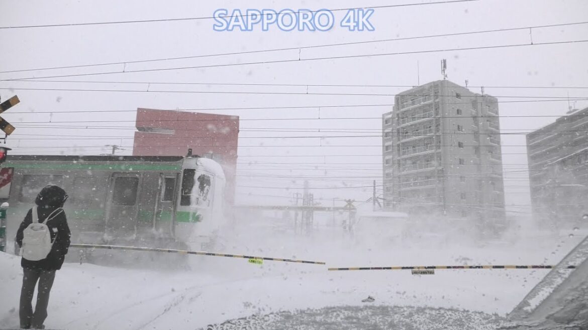 【2023年3月23日15時廃止】東9丁目踏切 [ #札幌市 4K/30p 車載動画]