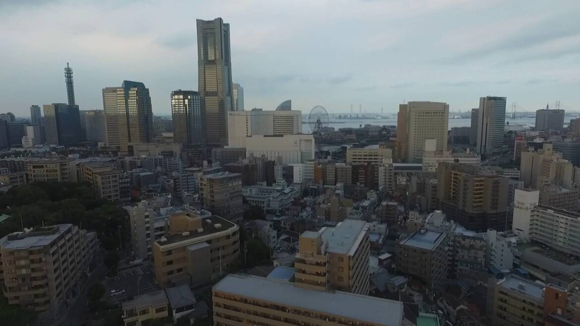 Drone over Yokohama and Chiba