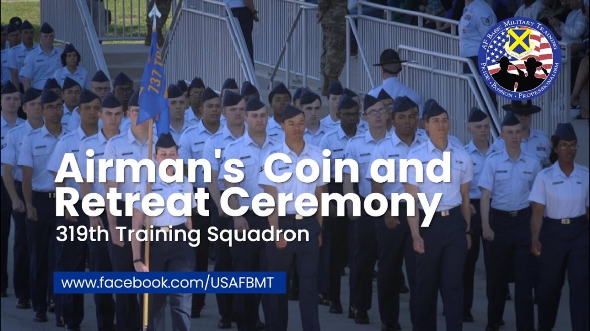 319th Training Squadron Airman’s Coin and Retreat Ceremony — April 12, 2023 319th Training Squadron Airman's Coin and Retreat Ceremony -- April 12, 2023