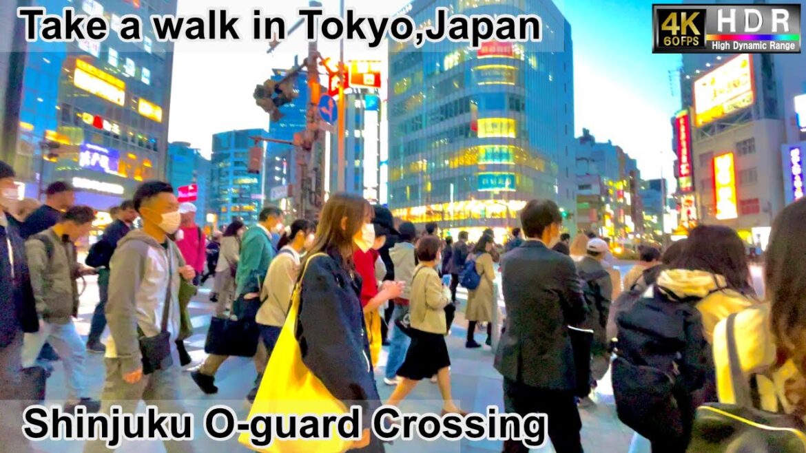 4K 60fps HDR// Take a walk in Tokyo, Japan, KEIO MALL→Shinjuku West Exit area→Omoide Yokocho