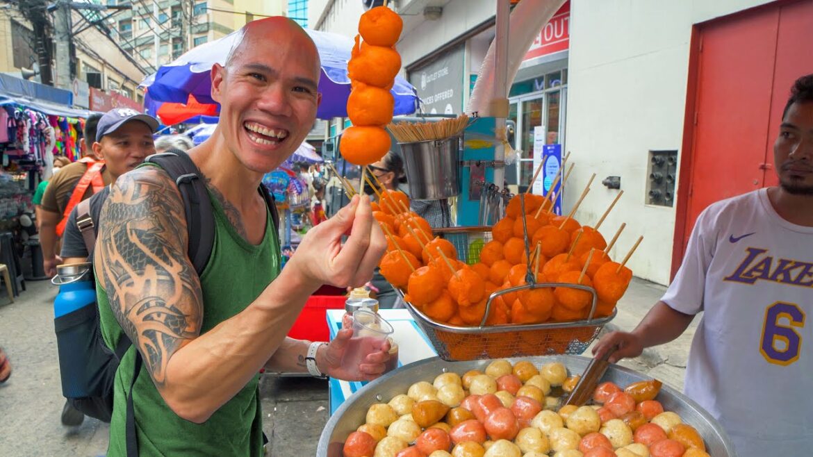 FILIPINO Street Food in Manila, Philippines – KWEK KWEK, LUMPIA, HALO-HALO + Quiapo Market Food Tour FILIPINO Street Food in Manila, Philippines - KWEK KWEK, LUMPIA, HALO-HALO + Quiapo Market Food Tour