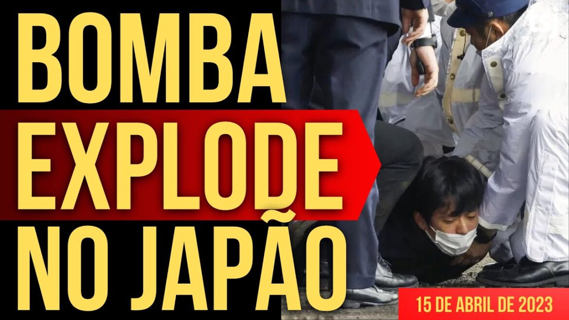 BOMBA EXPLODE NO JAPÃO EM POSSÍVEL ATENTADO AO PRIMEIRO MINISTRO FUMIO KISHIDA - 15/ABRIL/2023