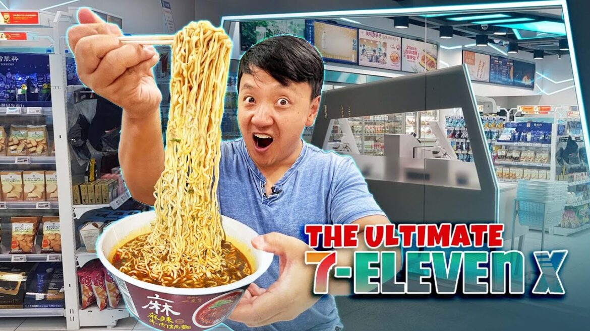24 Hours Eating ONLY at the ULTIMATE "7-Eleven X" in Taipei Taiwan | MICHELIN STAR 7-Eleven Food