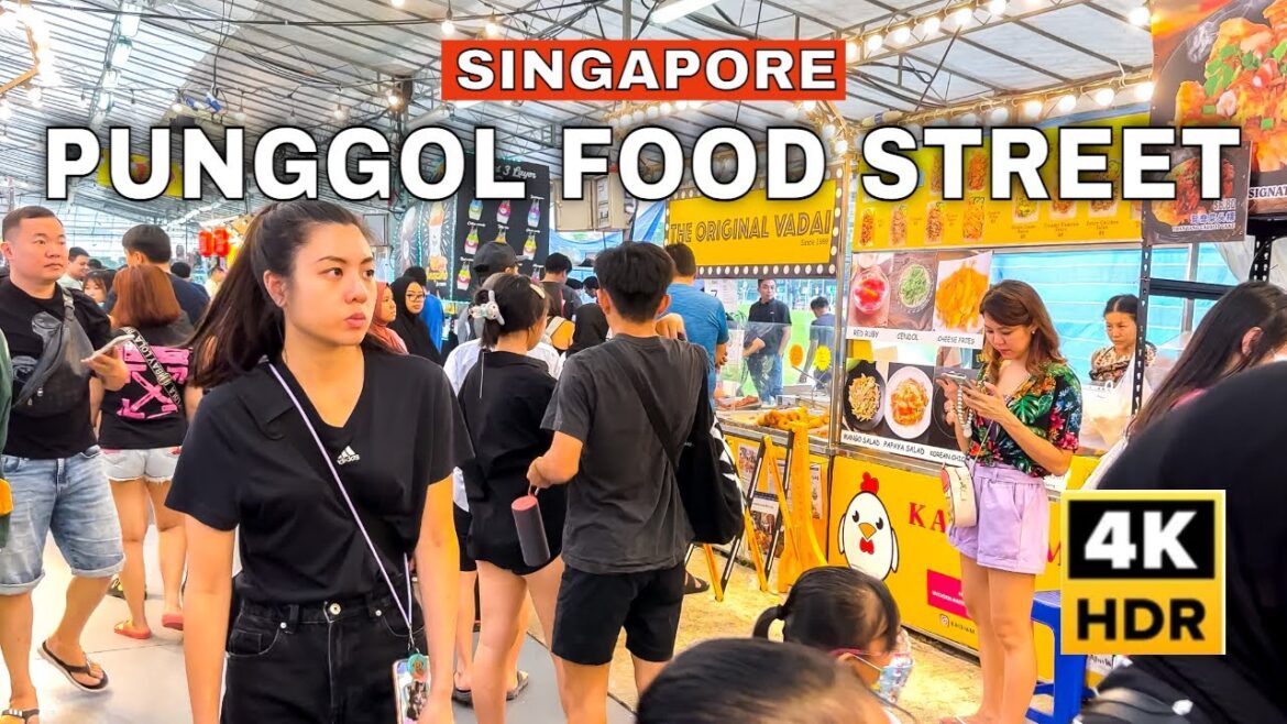 Street Food Market in Singapore | Punggol Carnival Food Street Tour