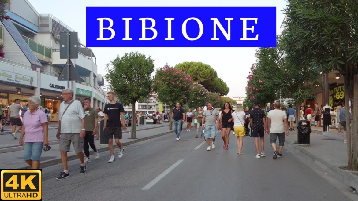 Bibione Italy, Walking Tour  || Urlaub in Bibione
