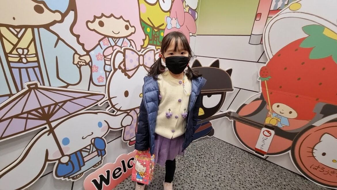 Tour inside Sanrio Gift Gate Store in Asakusa Tokyo Japan