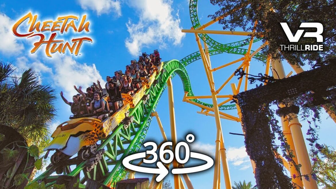 360° CHEETAH HUNT an unforgettable Thrill Experience? VR Roller Coaster onride Busch Gardens 360° CHEETAH HUNT an unforgettable Thrill Experience? VR Roller Coaster onride Busch Gardens