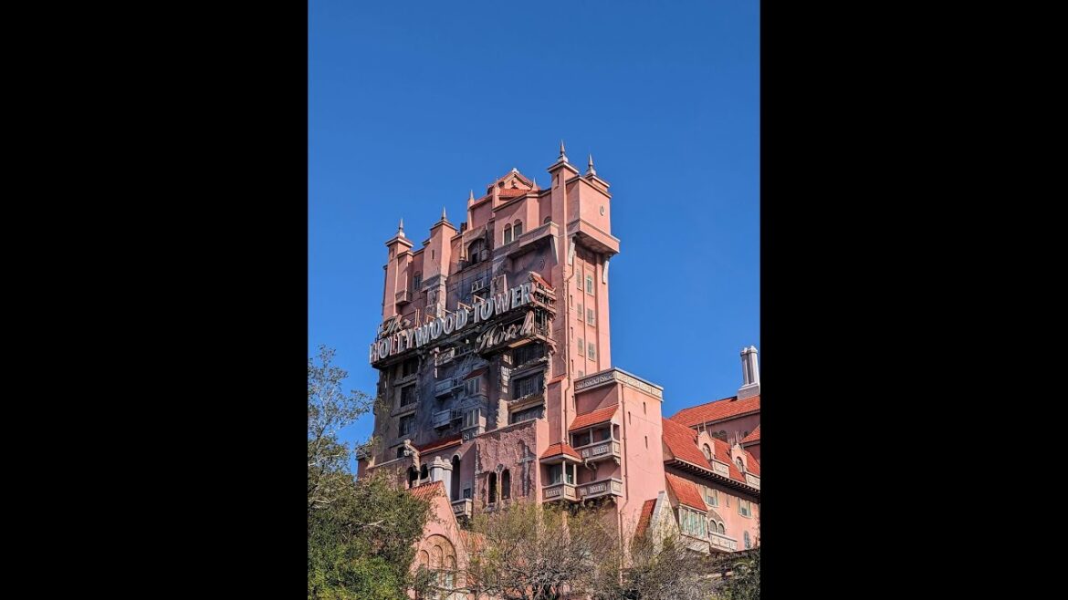Walt Disney World Tower of Terror full ride 4K
