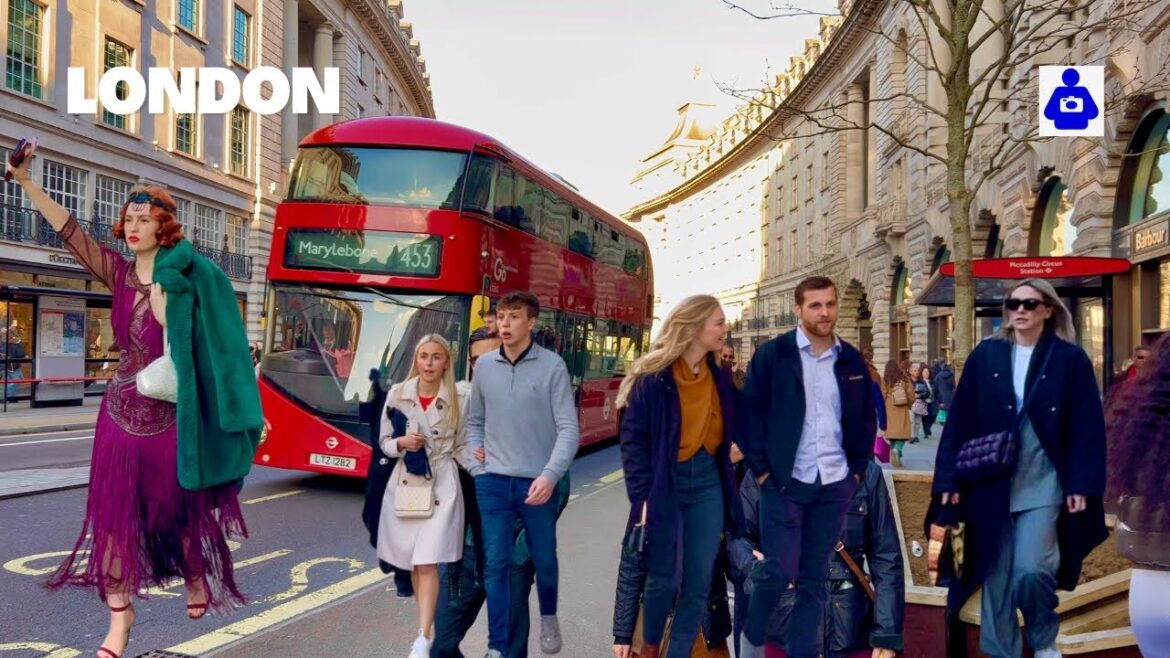 London Walk 🇬🇧 Oxford Circus, Regent Street to Piccadilly Circus | Central London Walking Tour London Walk 🇬🇧 Oxford Circus, Regent Street to Piccadilly Circus | Central London Walking Tour