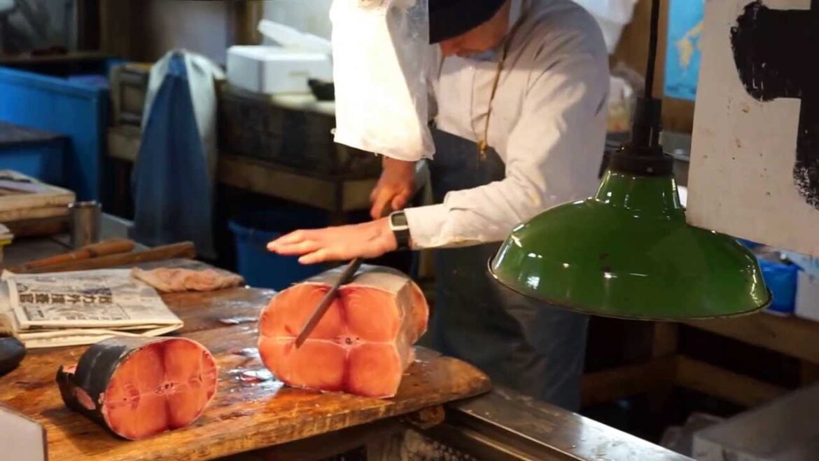 Tsukiji Fish Market In Tokyo