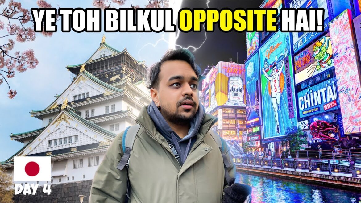 Two sides of Osaka | Exploring Osaka Castle | Day 4: Part 1 #japan  #osaka #castle Two sides of Osaka | Exploring Osaka Castle | Day 4: Part 1 #japan  #osaka #castle