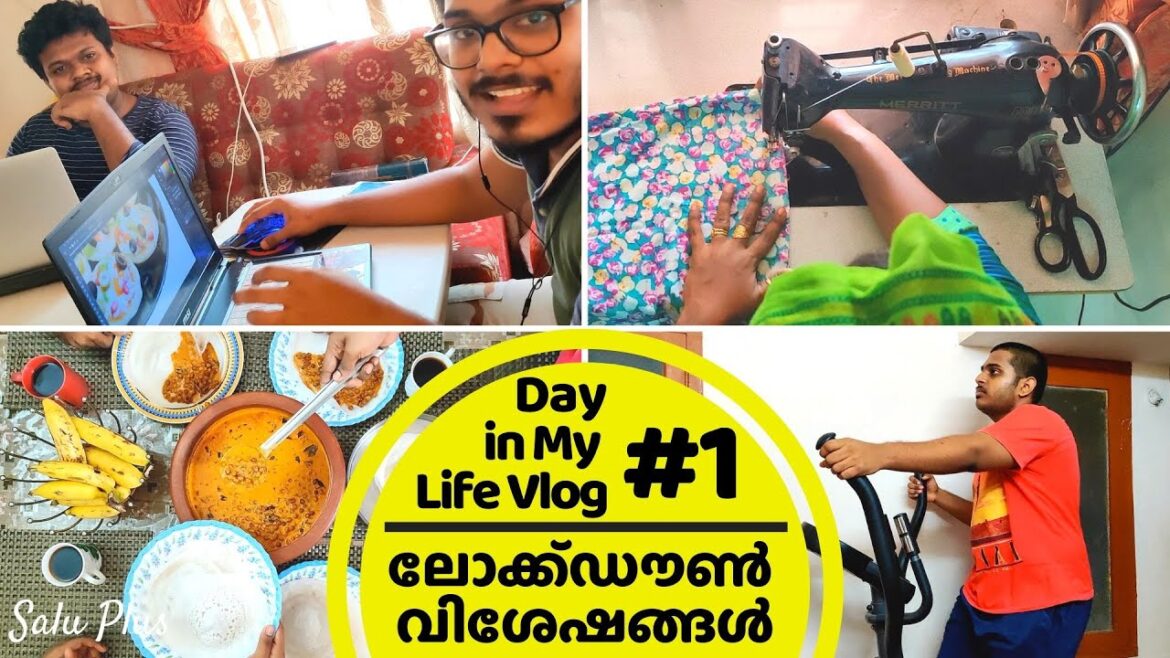ലോക്ക്ഡൗൺ വീട്ടുവിശേഷങ്ങൾ  | Day in my Life Vlog | Simple Breakfast & Lunch | Work at Home Tips