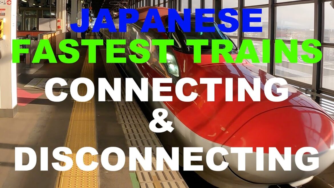 Japan’s fastest Train Hayabusa & Komachi connecting & disconnecting Japan's fastest Train Hayabusa & Komachi connecting & disconnecting