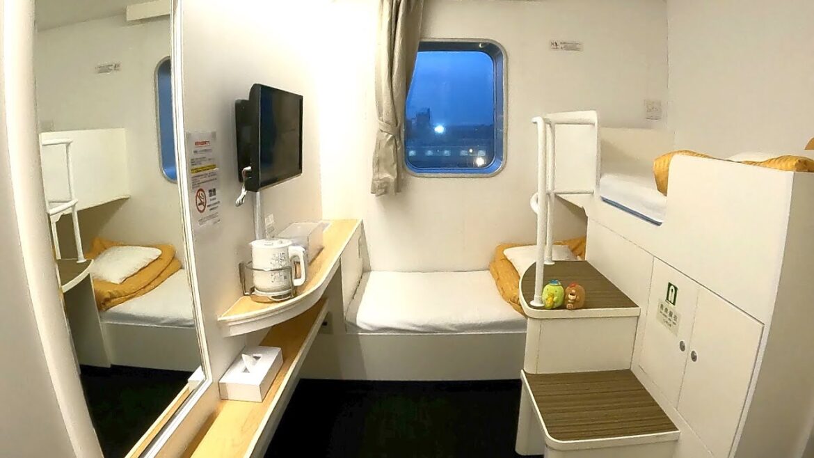 太平洋フェリー きたかみの個性的なクロスツインを実際に覗いてみた！【祝北航路就航50周年】