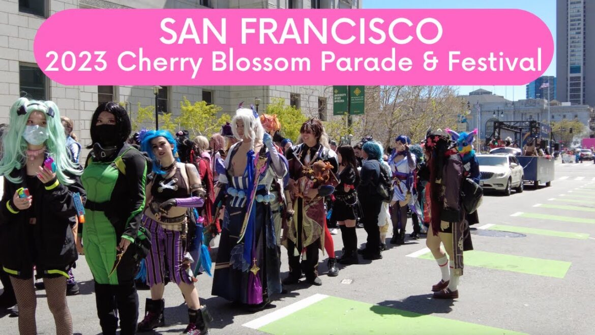 [4K] 2023 San Francisco Cherry Blossom Grand Parade & Festival